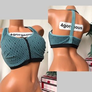 VS 38dd,36ddd KNOCKOUT SPORTS BRA BLUE T BACK